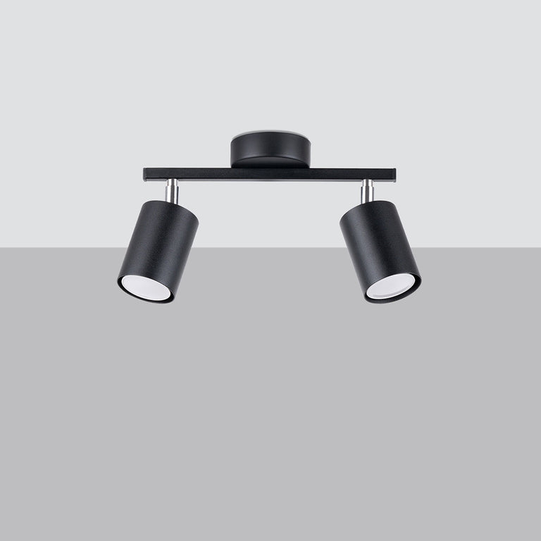 Sollux Lighting Ceiling Lamp LEMMI 2 Black