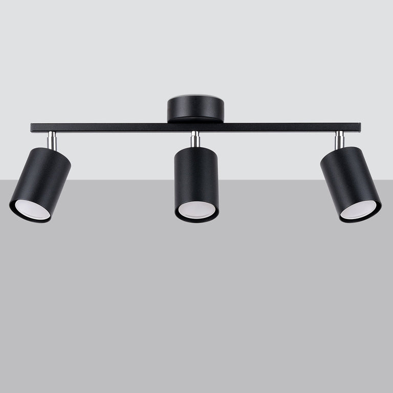 Sollux Lighting Ceiling Lamp LEMMI 3 Black
