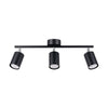 Functional LED lighting Sollux Lighting Ceiling lamp LEMMI 3 black