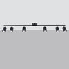 Sollux Lighting Ceiling Lamp LEMMI 6L Black for sophisticated home lighting.
