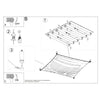 Sleek Sollux Lighting Ceiling Lamp LUNA 3 White for hallways and living rooms
