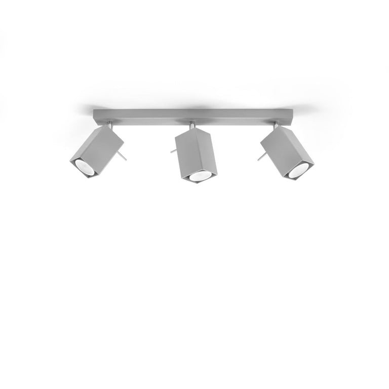 Sollux Lighting Ceiling Lamp MERIDA 3 Grey