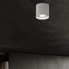 Modern Flush Mount Ceiling Light: Sollux Lighting MIKA White

