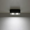 Modern Sollux Lighting Ceiling Lamp MONO 2 Black.