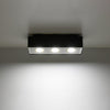 Stylish Sollux Lighting Ceiling Lamp Mono 3 black for home lighting