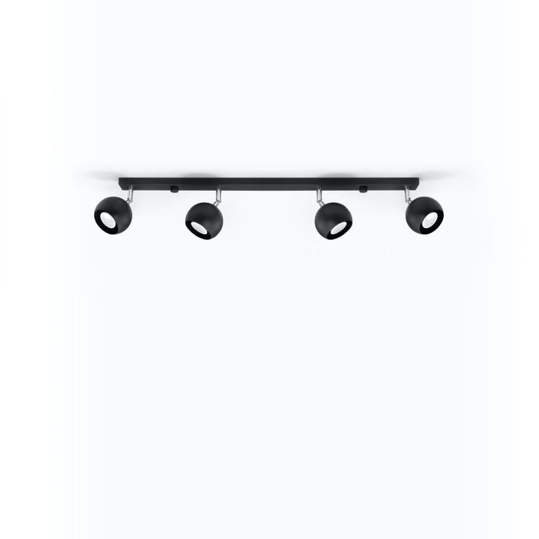 Sollux Lighting Ceiling Lamp OCULARE 4L Black