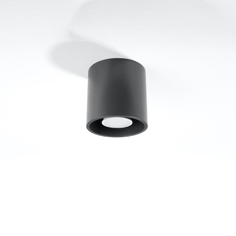 Sollux Lighting Ceiling Lamp ORBIS 1 Anthracite