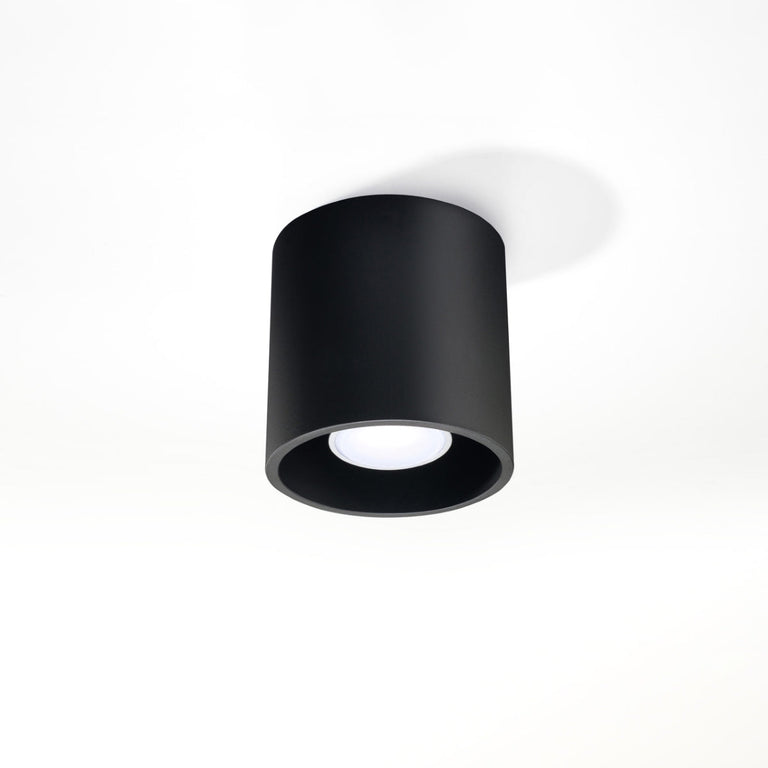Sollux Lighting Ceiling Lamp ORBIS 1 Black
