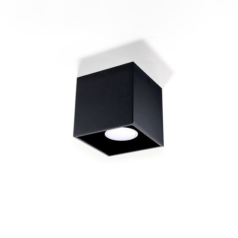 Sollux Lighting Ceiling Lamp QUAD 1 Black