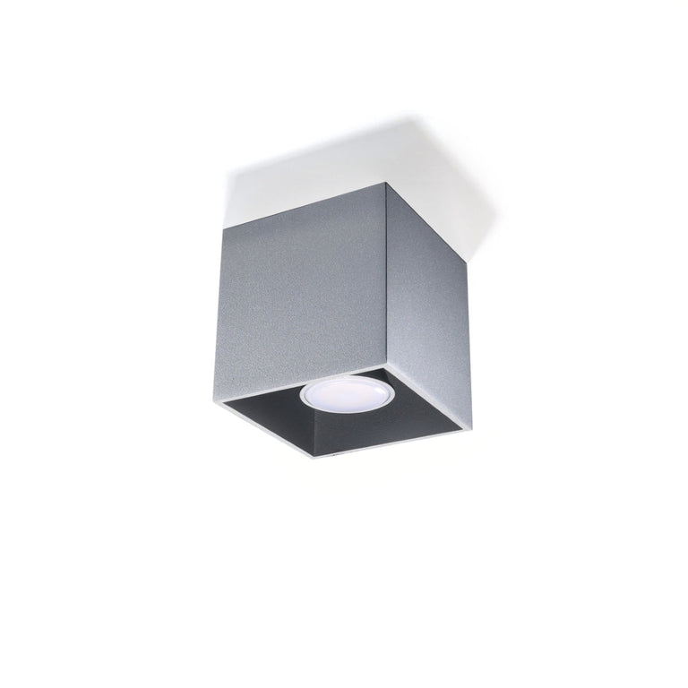 Sollux Lighting Ceiling Lamp QUAD 1 Grey