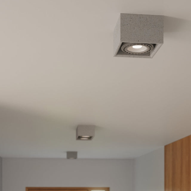 Sollux Lighting Ceiling Lamp QUATRO 1 Concrete