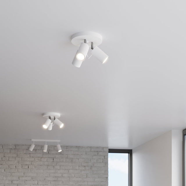 Sollux Lighting Ceiling Lamp RING 3P White