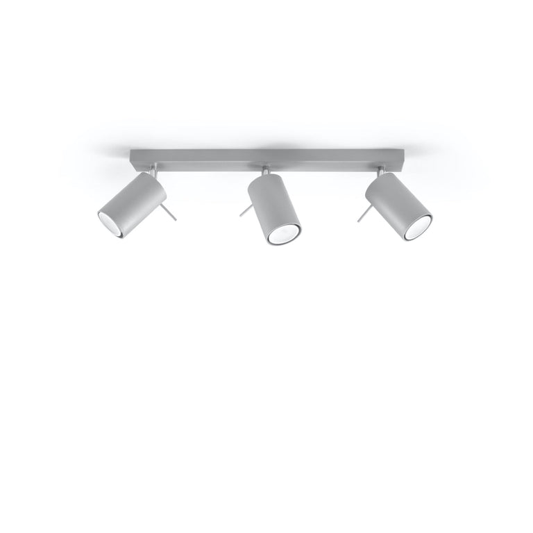 Sollux Lighting Ceiling Lamp RING 3 Grey