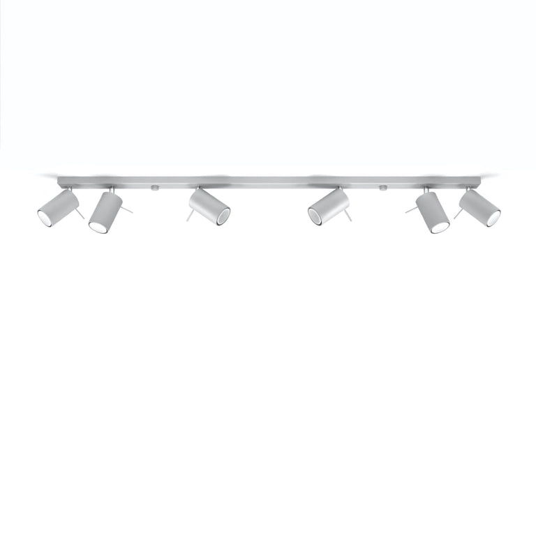 Sollux Lighting Ceiling Lamp RING 6L Grey
