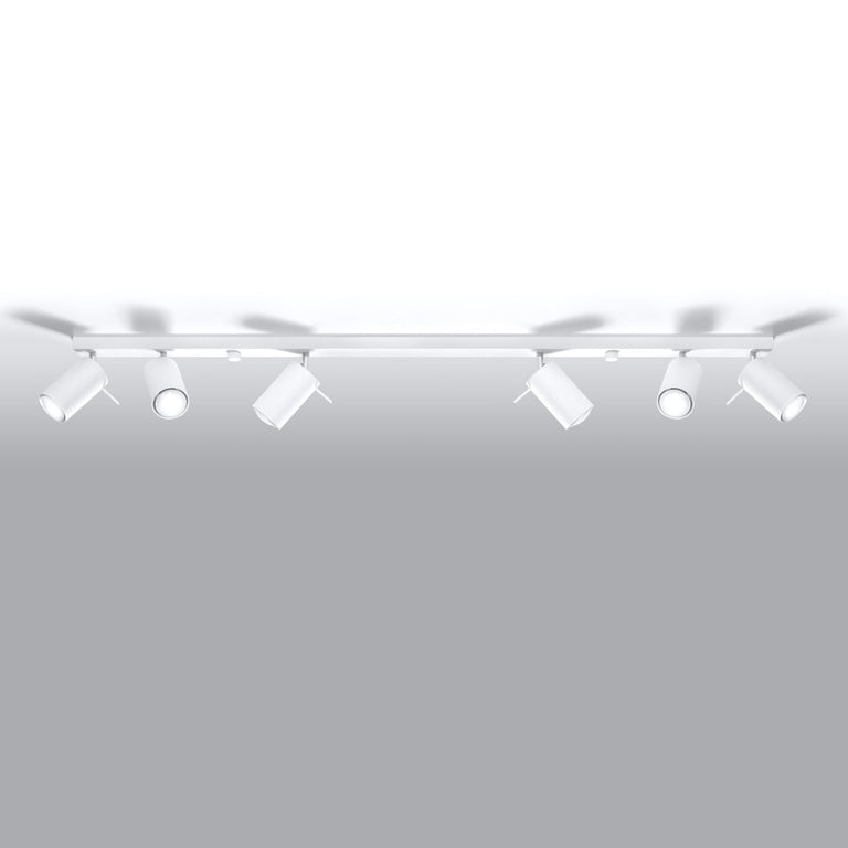 Sollux Lighting Ceiling Lamp RING 6L White