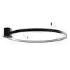 Modern LED ceiling light Sollux Lighting Ceiling lamp RIO 110 black 3000K