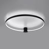 Elegant flush ceiling Sollux Lighting Ceiling lamp RIO 110 black 4000K