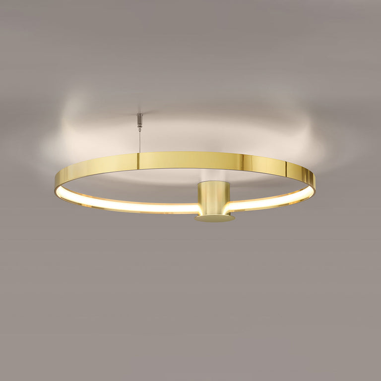 Sollux Lighting Ceiling Lamp RIO 78 Polished Gold LED 3000K