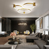 Sollux Lighting Ceiling Lamp RIO 78 Polished Gold LED 3000K provides elegant lighting for any room.
