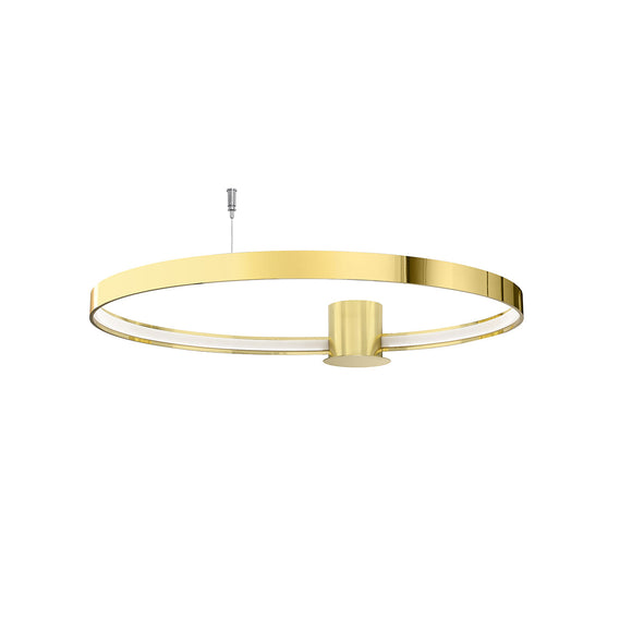 Sollux Lighting RIO 78 LED Ceiling Lamp in polished gold offers versatile, beautiful lighting.
