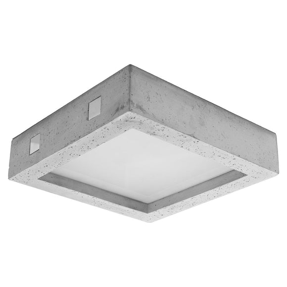 Flush mount ceiling light Sollux Lighting Ceiling Lamp RIZA Concrete
