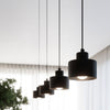 Ceiling lamp SAVAR 2 black with LED lights
