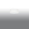 Flush mount ceiling light in elegant white by Sollux Lighting
