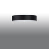 Universal flush mount light Sollux Lighting Ceiling lamp SKALA 70 black