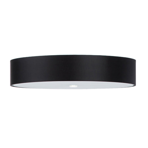 Elegant flush ceiling lights Sollux Lighting Ceiling lamp SKALA 70 black