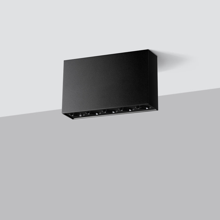 Sollux Lighting Ceiling Lamp SOLE Black LED