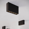 Durable Sollux Lighting Ceiling Lamp SOLE Black LED fixture
