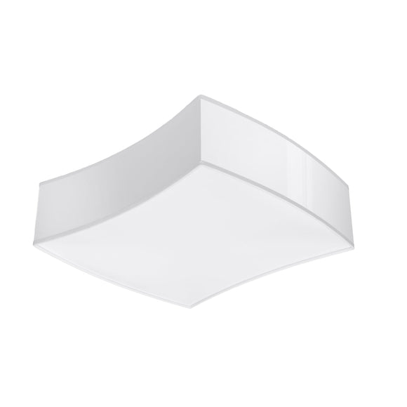 Modern lighting design with Sollux Lighting Ceiling Lamp SQUARE 1 White
