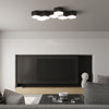 Ceiling lamp SUNDE 11 black for low ceilings