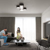 Ceiling lamp SUNDE 11 black available also in white, perfect for minimalist décor