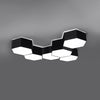 Geometric ceiling lamp Sollux Lighting Ceiling lamp SUNDE 13 black