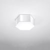 Modern flush mount ceiling light Sollux Lighting Ceiling lamp SUNDE 13 white