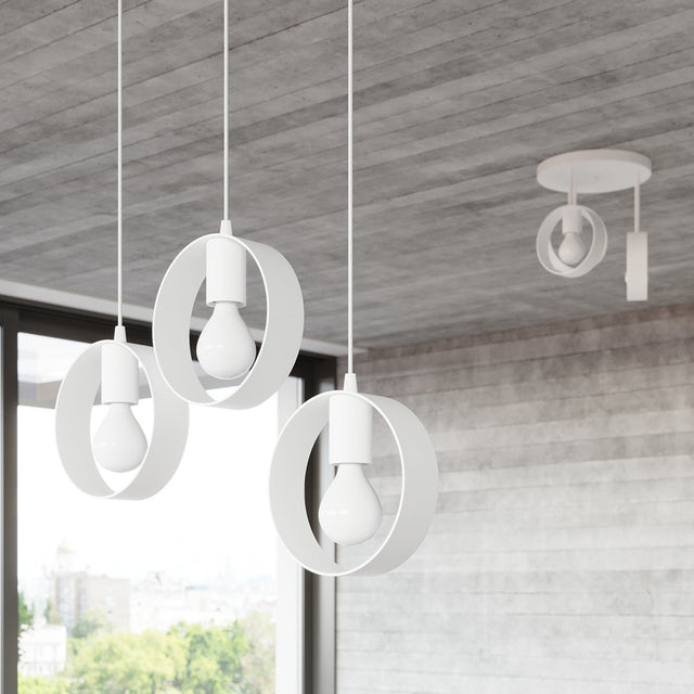 Sollux Lighting Ceiling Lamp TITRAN 3 White
