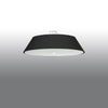 Stylish semi flush light fixture with Sollux Lighting Ceiling Lamp VEGA 70 black