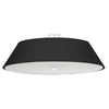 Sollux Lighting Ceiling Lamp VEGA 70 Black in modern semi flush mount lighting