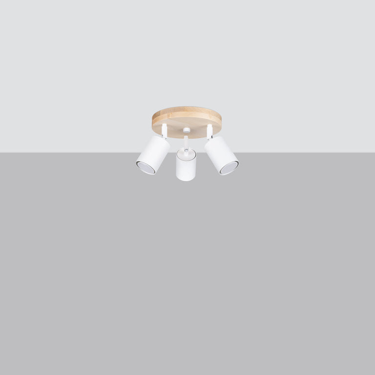 Sollux Lighting Ceiling Lamp VERDO 3P White