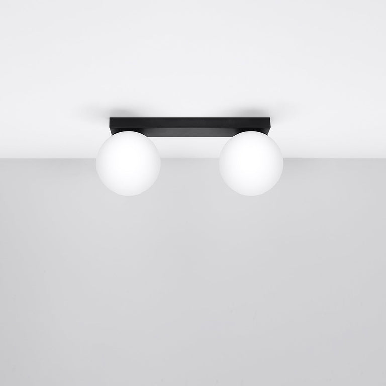 Sollux Lighting Ceiling Lamp YOLI 2 Black