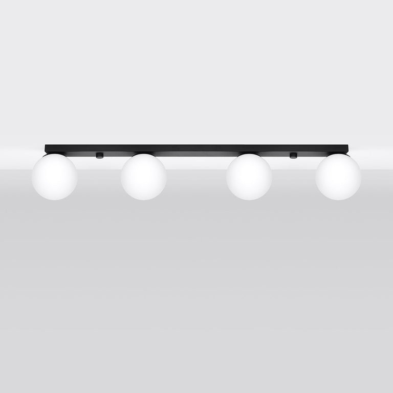 Sollux Lighting Ceiling Lamp YOLI 4 Black