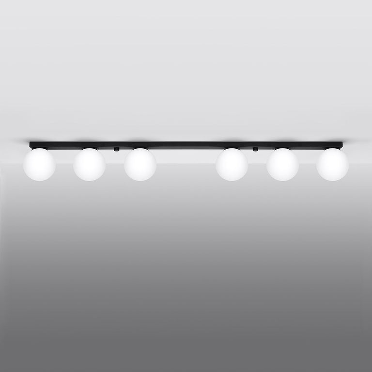 Sollux Lighting Ceiling Lamp YOLI 6 Black