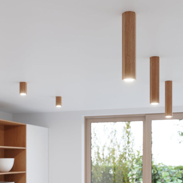 Sollux Lighting Ceiling Lamp ZEKE 3 Oak