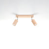 Modern Sollux Lighting Ceiling Lamp BERG 2 Natural Wood for your home
