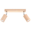 Sollux Lighting Ceiling Lamp BERG 2 Natural Wood for classic interiors
