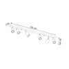 Modern ceiling lighting semi flush Sollux Lighting Ceiling lamp BERG 6 natural wood