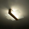 FENIKS 2 Natural Wood ceiling light from Sollux Lighting for stylish interiors