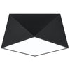 Unique geometric design for modern aesthetics Ceiling lamp HEXA 25 black