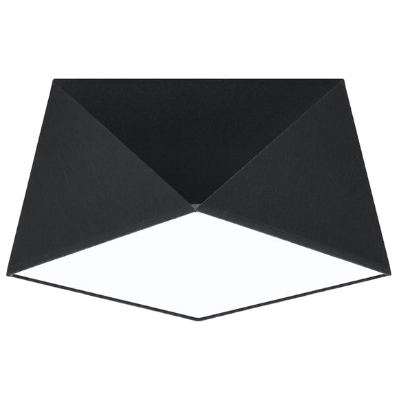 Unique geometric design for modern aesthetics Ceiling lamp HEXA 25 black